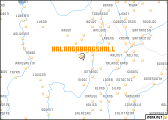 map of Balangabang Small