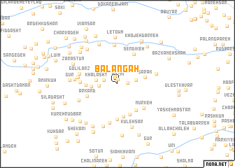 map of Balangāh