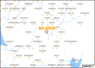 map of Balangai