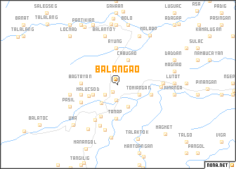 map of Balangao