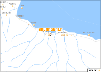 map of Balanggala