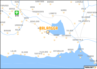 map of Balangga