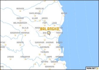 map of Balangko