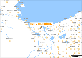 map of Balangobong