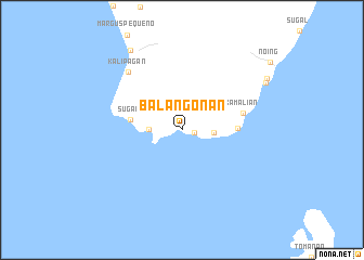 map of Balañgonan