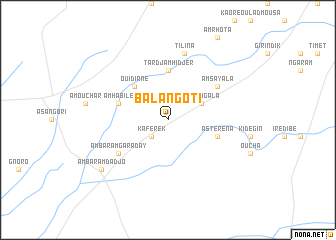 map of Balangoti