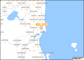 map of Ba Lang