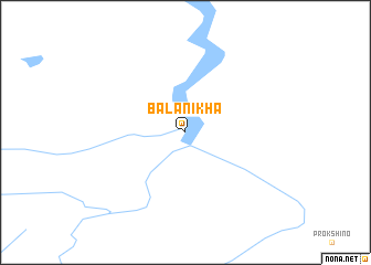 map of Balanikha