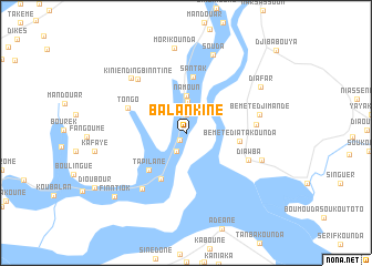 map of Balankine