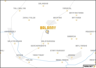 map of Balanny