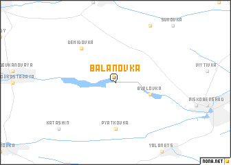 map of Balanovka