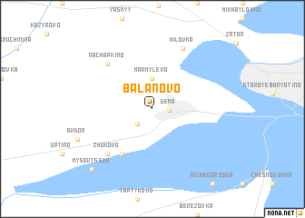 map of Balanovo