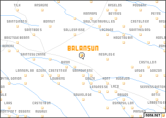 map of Balansun