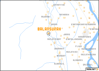 map of Balanşūrah