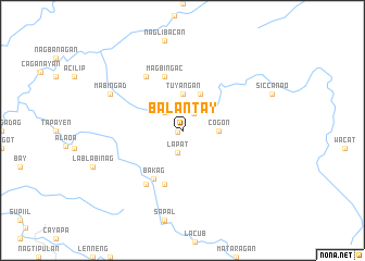 map of Balantay