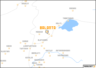 map of Balant\