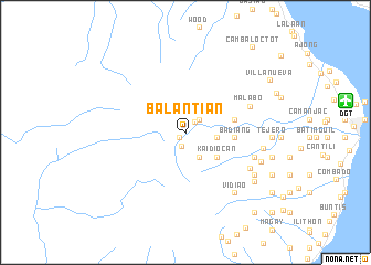 map of Balantian