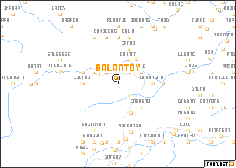 map of Balantoy