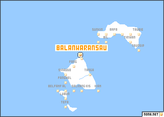 map of Balanwaransau