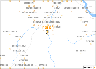 map of Balan