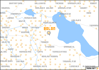 map of Balan