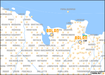 map of Balan