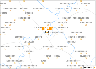 map of Balan