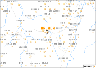 map of Balaoa