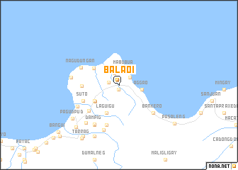 map of Balaoi