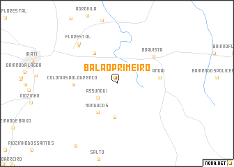 map of Balão Primeiro