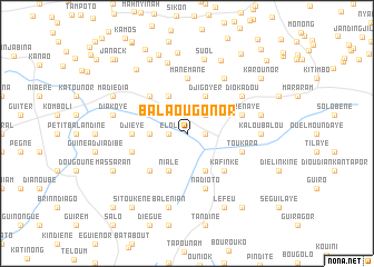 map of Bala Ougonor