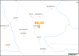 map of Balao