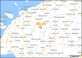 map of Balao