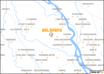 map of Bālāpāra