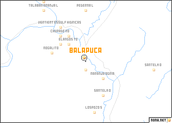 map of Bala Puca