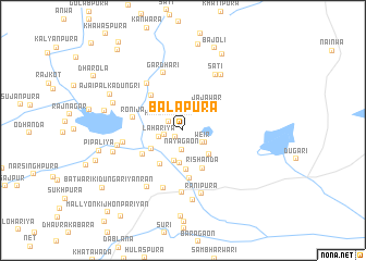 map of Bālāpura