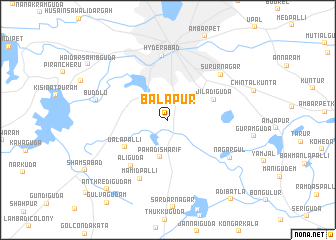 map of Bālāpur