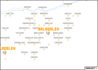 map of Bālā Qal‘eh