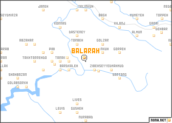 map of Bālā Rah