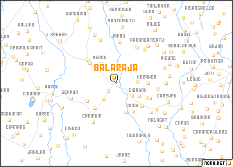 map of Balaraja