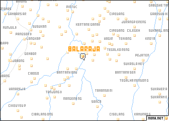 map of Balaraja