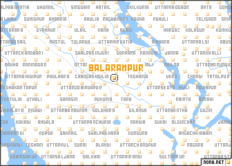 map of Balarāmpur