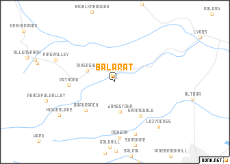 map of Balarat