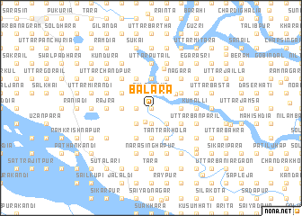 map of Balara