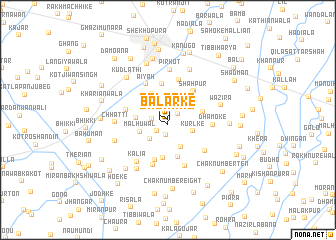 map of Balarke