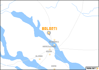 map of Balarti