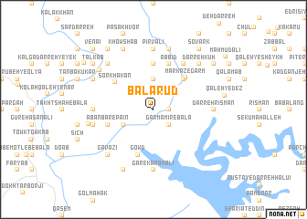 map of Bālā Rūd