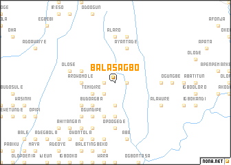 map of Bala Sagbo