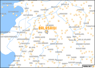map of Bāla Saidi
