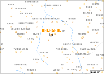 map of Bālā Sang